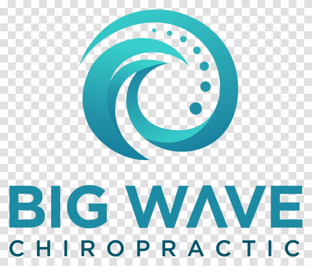 Big Wave Chiropractic Ver, Logo, Trademark, Poster Transparent Png