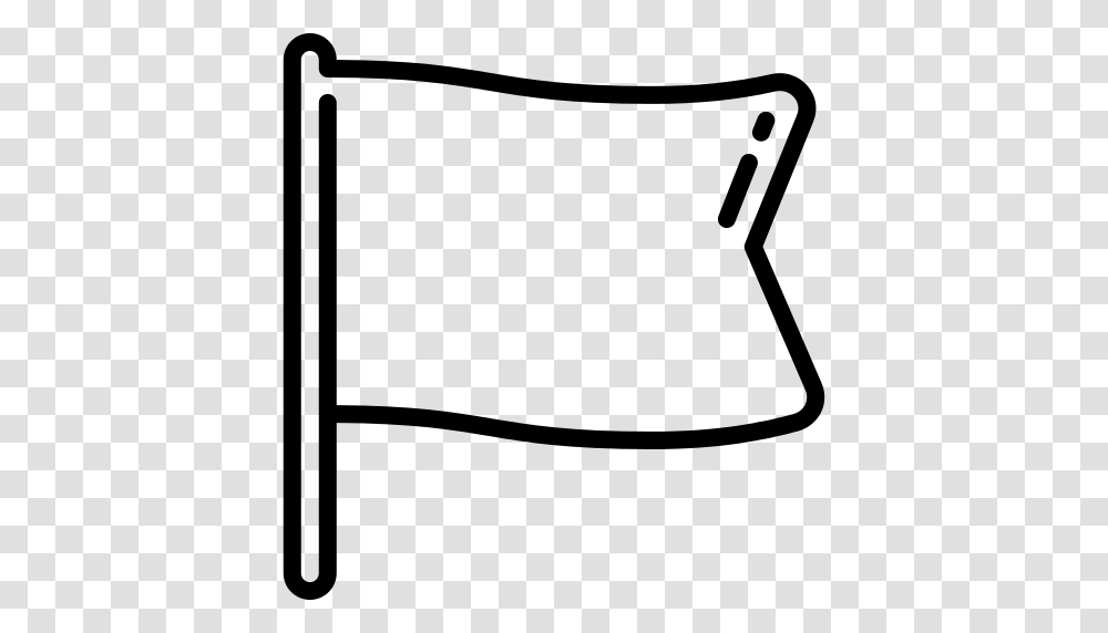 Big White Flag Icon, Gray, World Of Warcraft Transparent Png