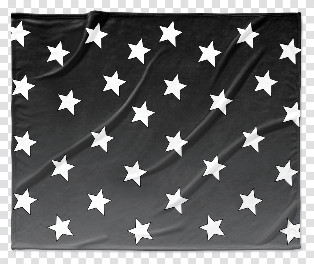 Big White Stars Gray Ombre Blanket Grey, Star Symbol, Rug, Flag Transparent Png