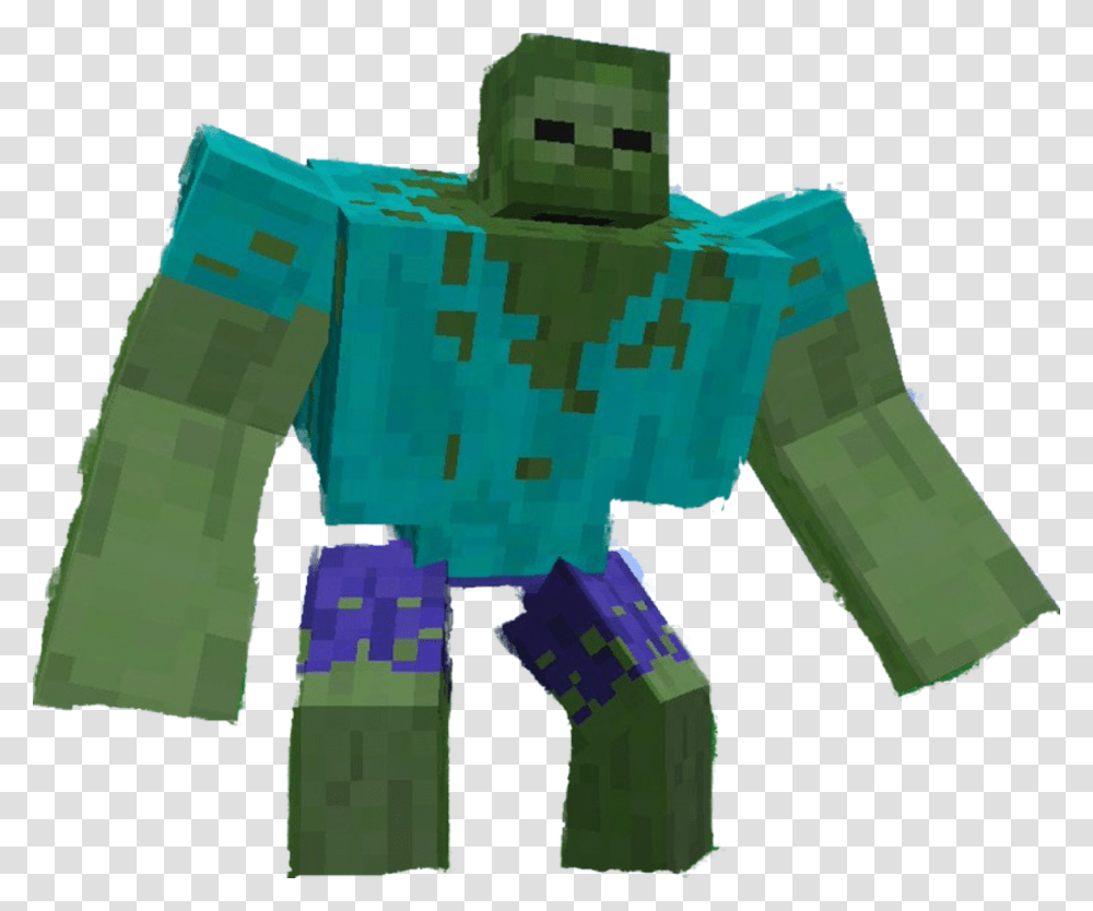 Big Zombie In Minecraft, Toy, Robot Transparent Png