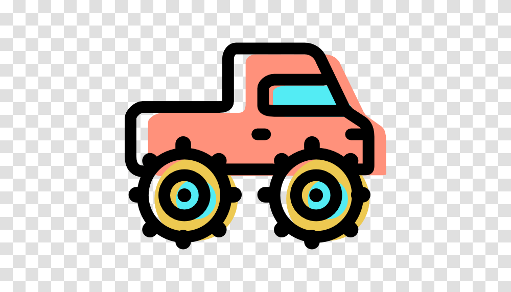 Bigfoot Icon Free Of Color Travel And Transport Icons, Truck, Vehicle, Transportation, Pickup Truck Transparent Png
