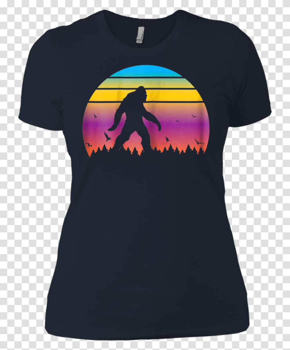 Bigfoot Silhouette, Apparel, T-Shirt, Sleeve Transparent Png
