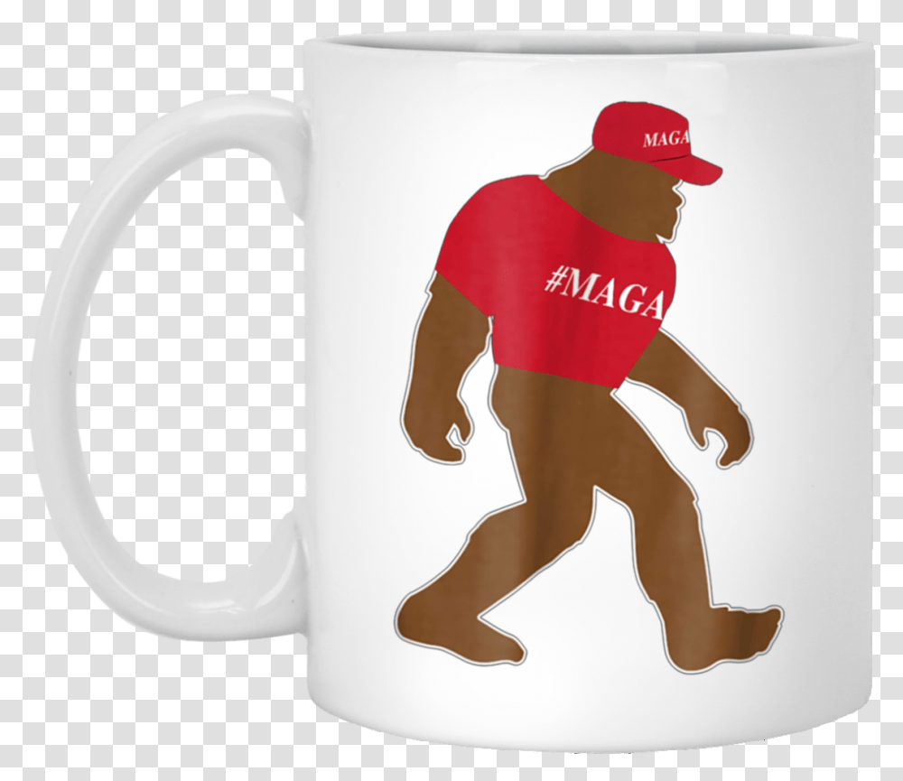 Bigfoot Silhouette Download Bigfoot Believe, Coffee Cup, Hat, Apparel Transparent Png