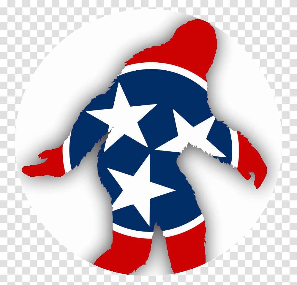 Bigfoot Tennessee Popsocket Tennessee Flag Stars, Star Symbol Transparent Png