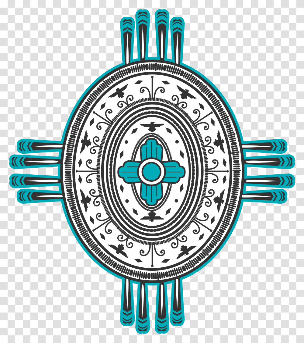 Biggest Cities In New Mexico - I Am Zia Symbol, Logo, Trademark, Badge, Emblem Transparent Png