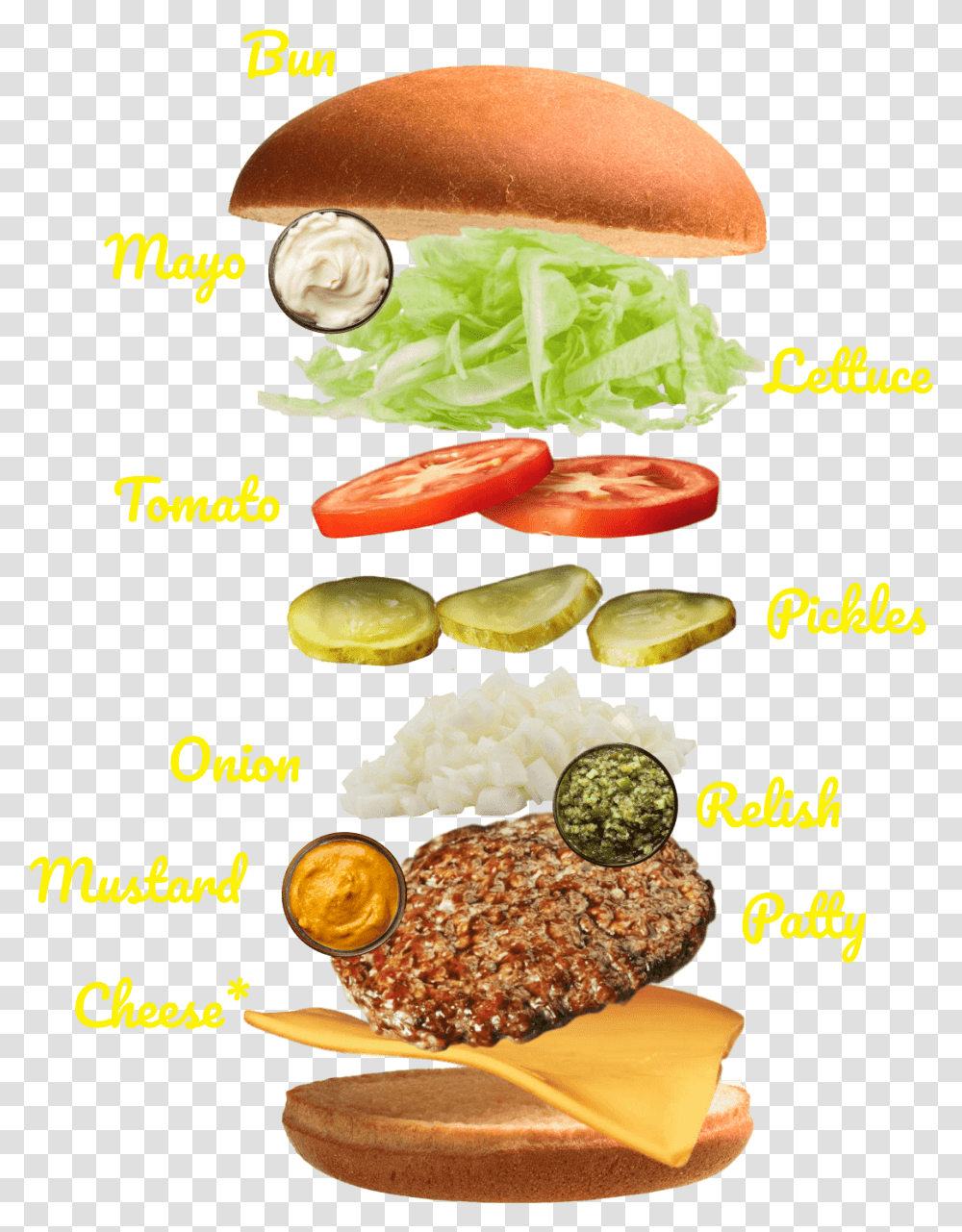 Biggie Cheese, Burger, Food, Menu Transparent Png