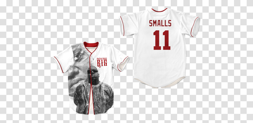 Biggie Smalls Big Brooklyn's Finest Baseball Jersey Colors Size Biggie Smalls, Clothing, Apparel, Shirt, T-Shirt Transparent Png