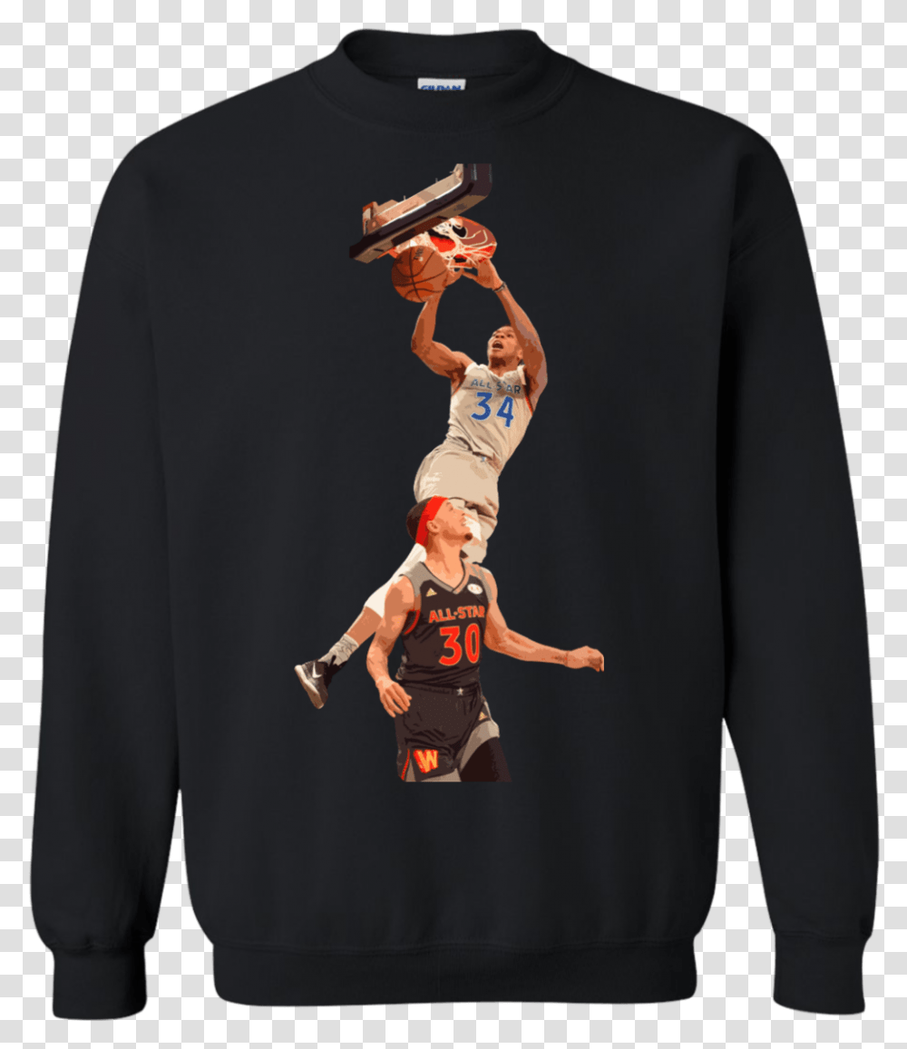 Biggie Smalls Giannis Dunk Shirts, Sleeve, Long Sleeve, Person Transparent Png