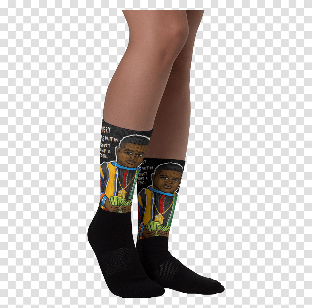 Biggie Socks - Paintxtrappin, Clothing, Apparel, Footwear, Shoe Transparent Png