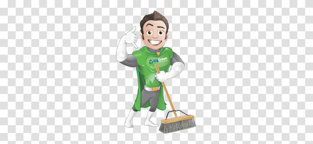 Biggreen Cleaning Company Janitorial Commercial Residential, Person, Human, Elf, Costume Transparent Png