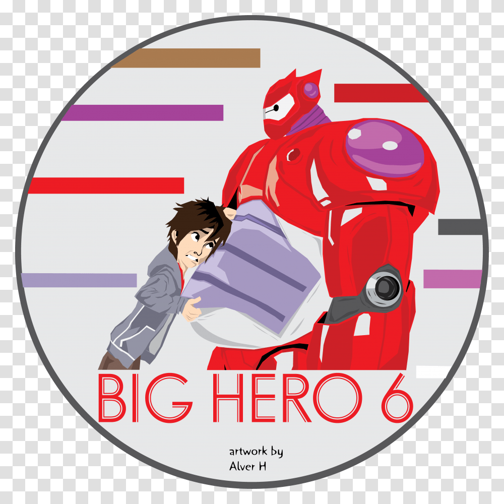Bighero Big Hero 6 Illustrator, Label, Poster, Advertisement Transparent Png