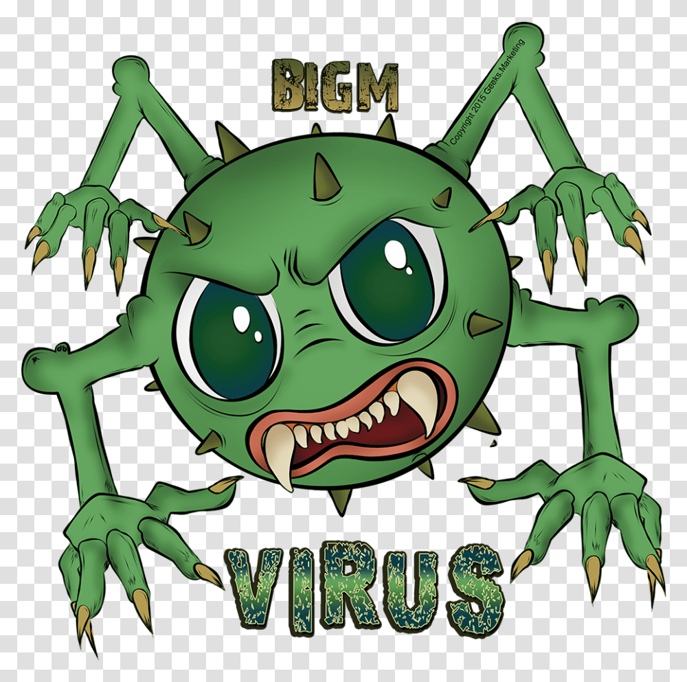 Bigm Virus, Animal, Plant, Green Transparent Png