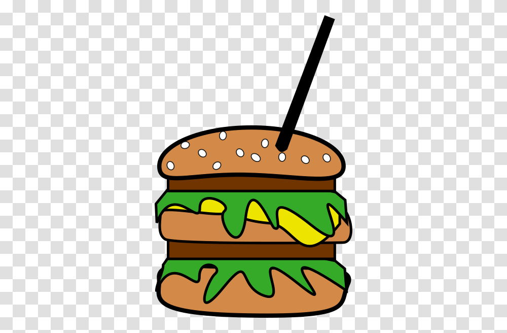 Bigmac With Stick Clip Art, Burger, Food, Sandwich Transparent Png