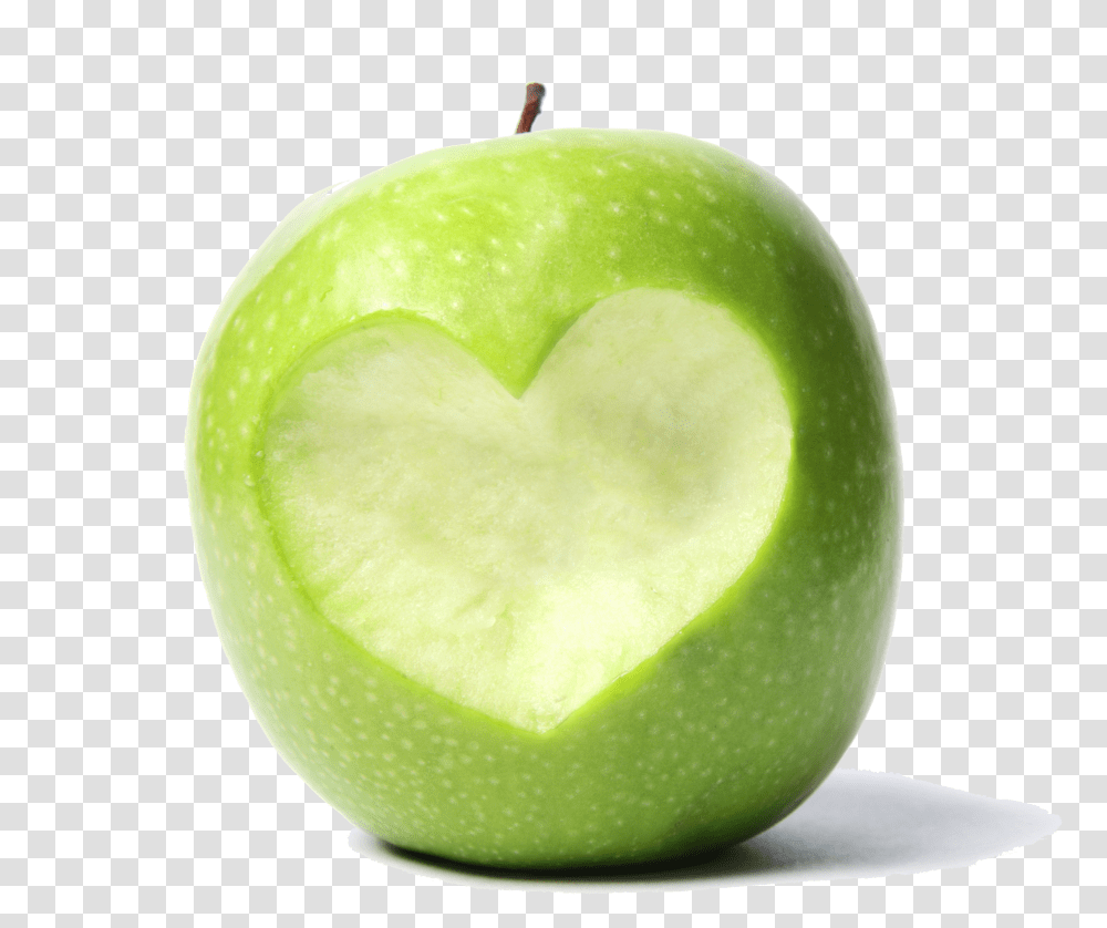 Bigstock 16429549 - Fresh Green Apple With Cut Off Heart Green Apple With Heart Transparent Png