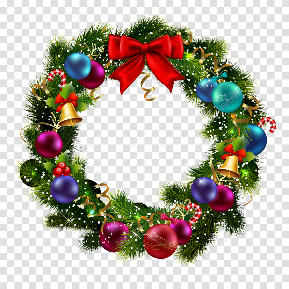 Bigstock Christmas Wreath Transparent Png