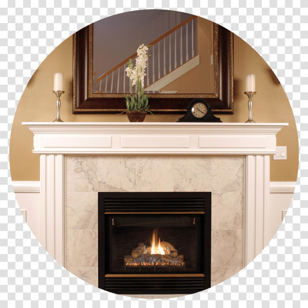 Bigstock Warm And Cozy Ventless Fireplace, Indoors, Hearth, Altar, Church Transparent Png