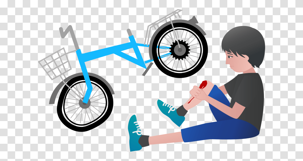 Bike Accident Clipart Clip Art Images, Wheel, Machine, Person Transparent Png