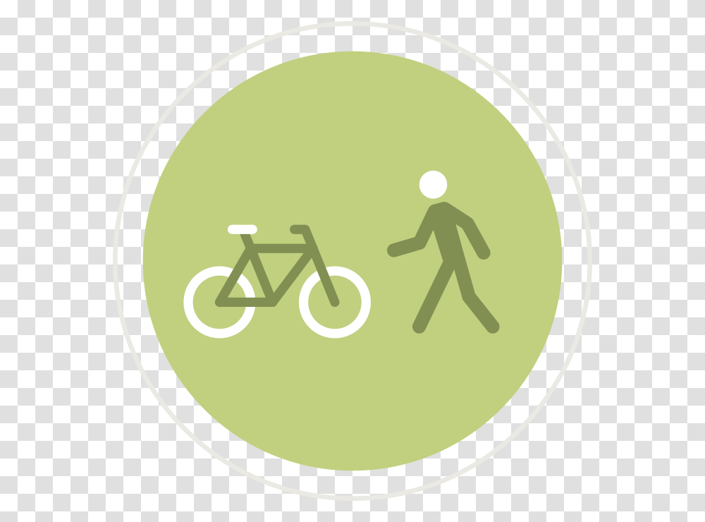 Bike And Walk Icon, Number, Hand Transparent Png