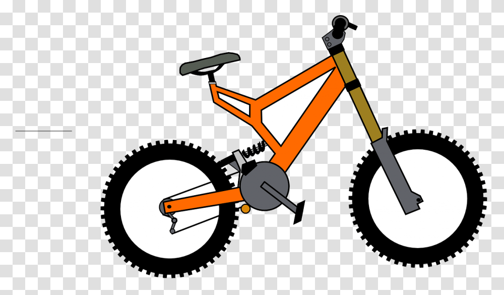 Bike Clipart, Bicycle, Vehicle, Transportation, Mountain Bike Transparent Png