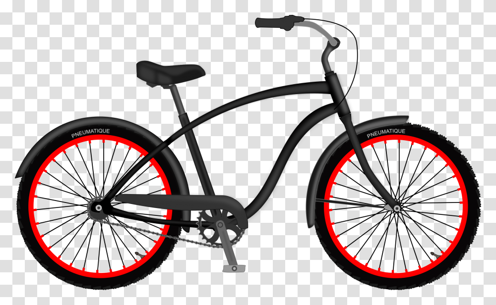 Bike Clipart Black And White Bicycle Line Art Coloring Book, Vehicle, Transportation, Wheel, Machine Transparent Png