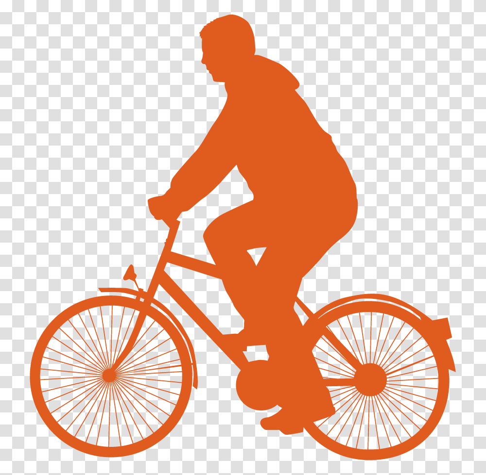 Bike Cyclist Riding, Bicycle, Vehicle, Transportation, Person Transparent Png