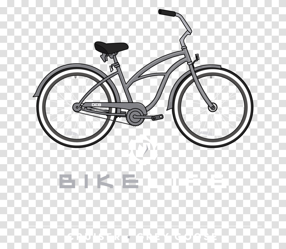 Bike Life Cruiser Grey Goose Sixthreezero Around The Block Womens, Bicycle, Vehicle, Transportation, Wheel Transparent Png