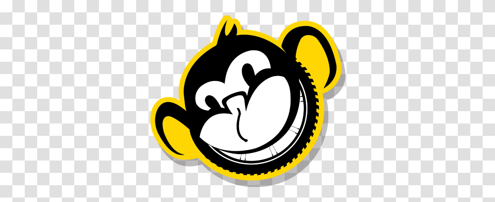 Bike Monkey Bike Monkey Logo, Text, Stencil, Symbol, Label Transparent Png