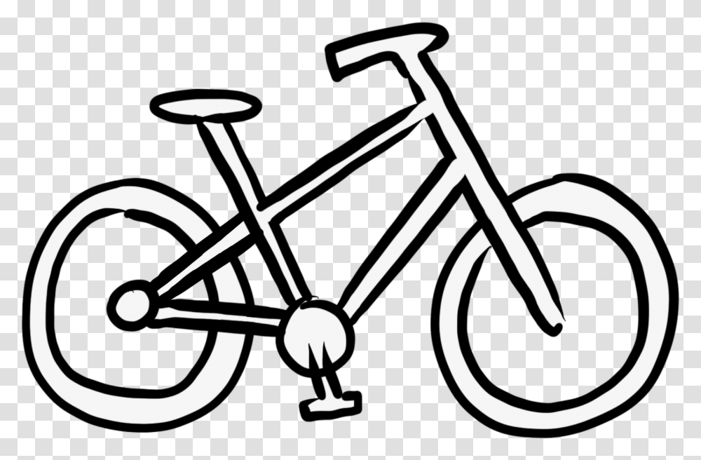 Bike Outline, Bicycle, Vehicle, Transportation, Tandem Bicycle Transparent Png