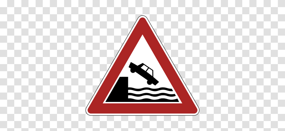 Bike Path Road Sign, Triangle Transparent Png