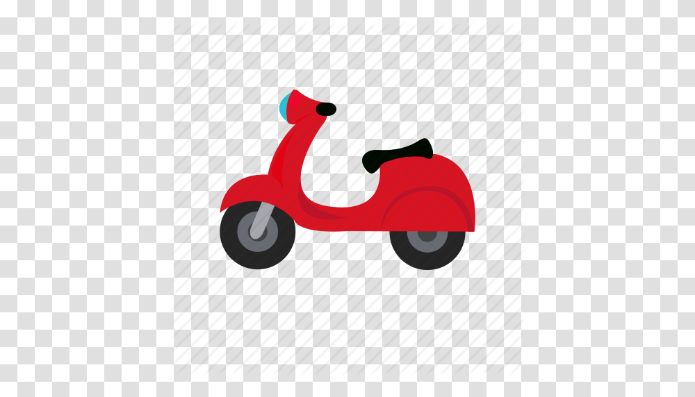Bike Scooter Transport Vespa Icon, Vehicle, Transportation, Smoke Pipe, Motorcycle Transparent Png