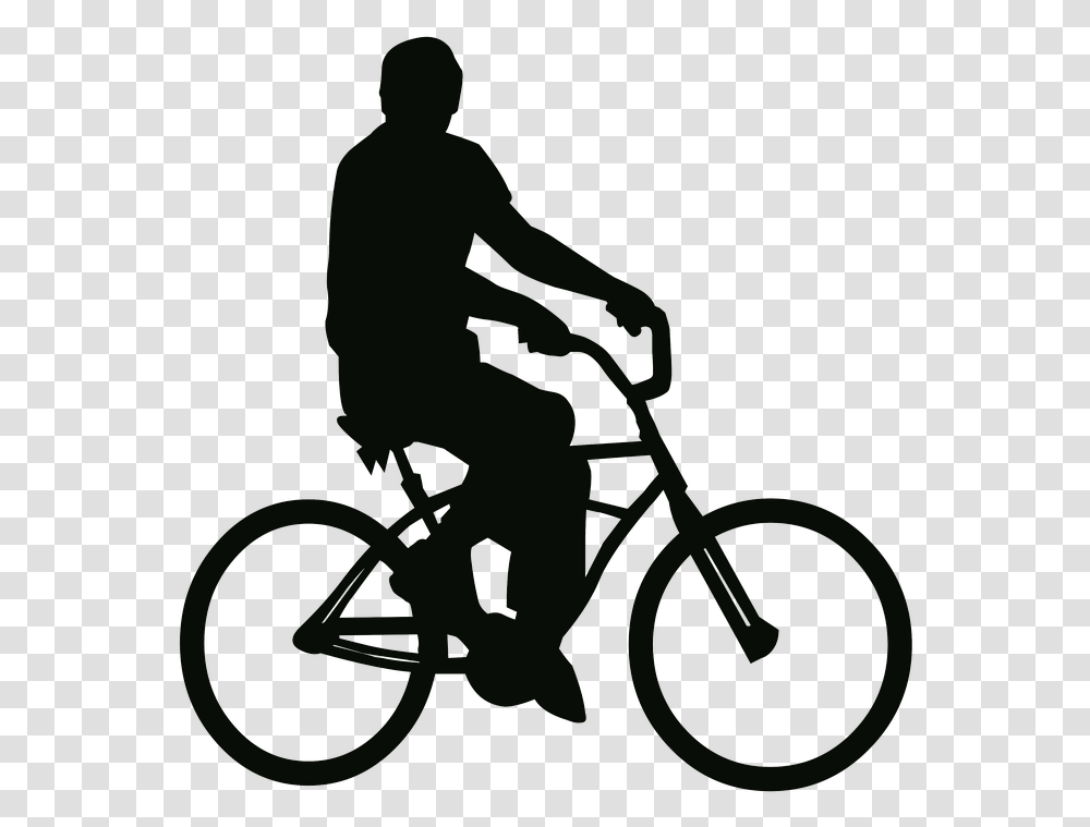 Bike Silhouette Cannondale Bad Boy 4 2019, Bicycle, Vehicle, Transportation, Person Transparent Png