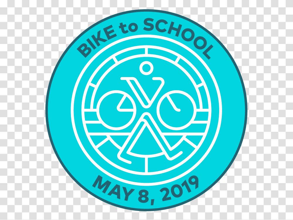 Bike To School Day Logo 2019 01 Mirror Of Twilight, Trademark, Badge, Rug Transparent Png