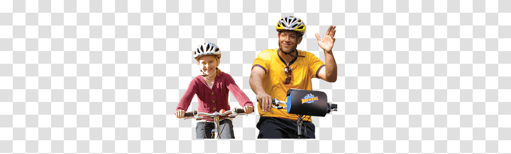 Bike & Roll New York Central Park Tours City Bicycle Helmet, Person, Clothing, Vehicle, Transportation Transparent Png