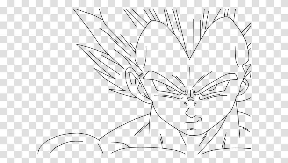 Biker Drawing Sketch Draw Vegeta Super Saiyan, Gray, World Of Warcraft Transparent Png