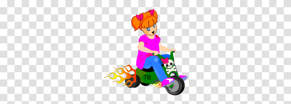 Biker Girl Clip Art, Transportation, Vehicle, Tricycle, Person Transparent Png