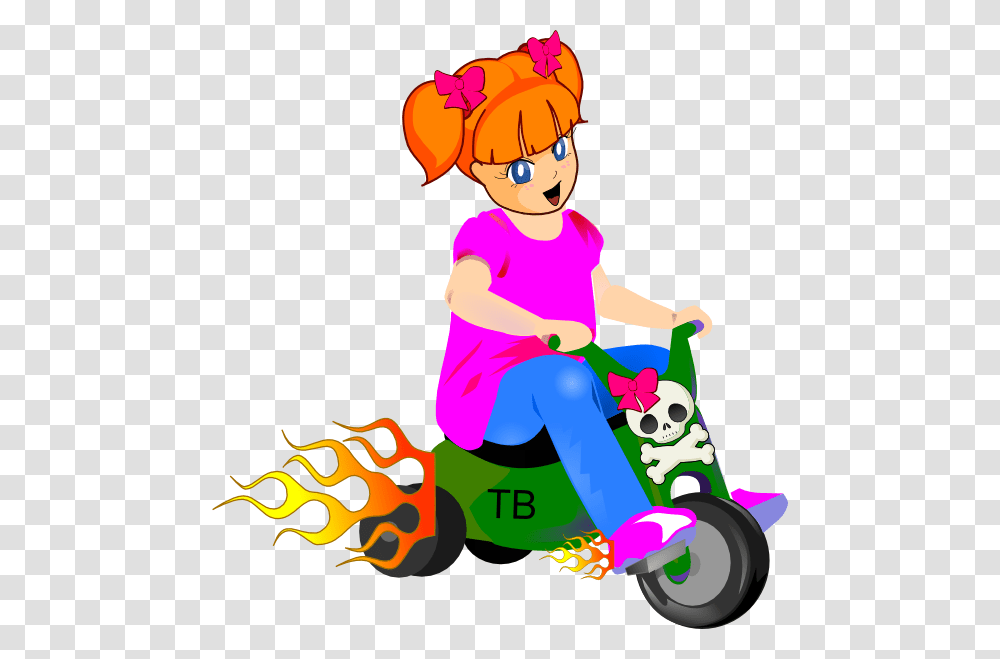 Biker Girl Clip Art, Vehicle, Transportation, Tricycle, Person Transparent Png
