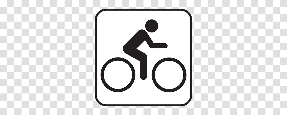 Biking Symbol, Sign, Road Sign, Stopsign Transparent Png