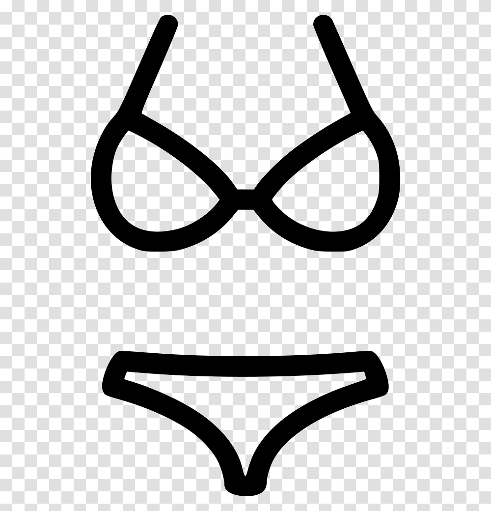 Bikini Swimwear Bikini Icon, Label, Stencil, Logo Transparent Png