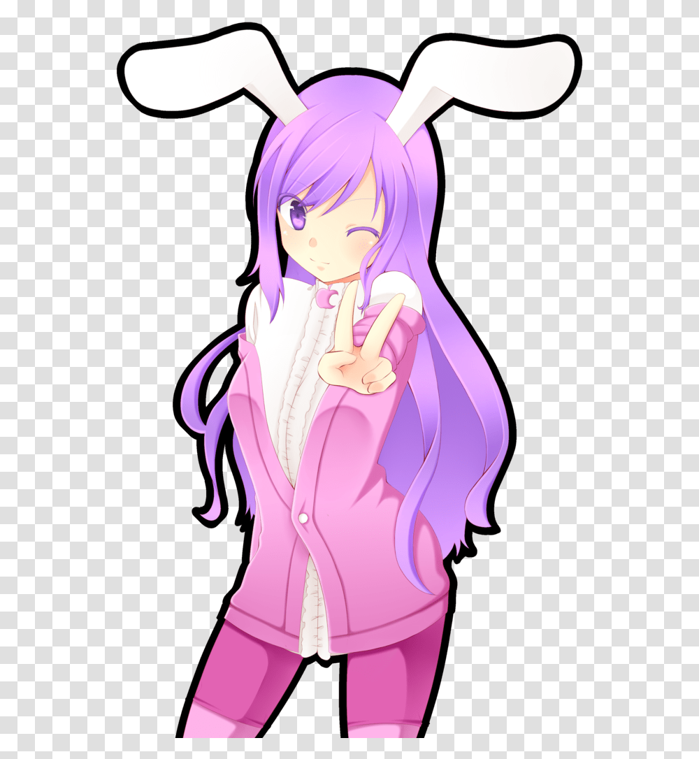 Bildergebnis Anime Girl Bunny Jana Cool Clipart Anime Bunny Girl Background, Manga, Comics, Book, Clothing Transparent Png