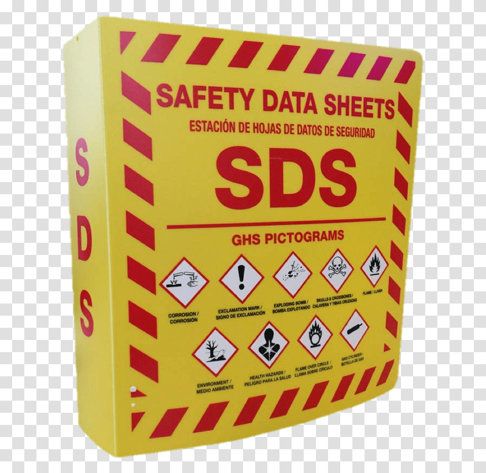 Bilingual Sds Binder Safety Data Sheet Binder, Advertisement, Poster, Sign Transparent Png