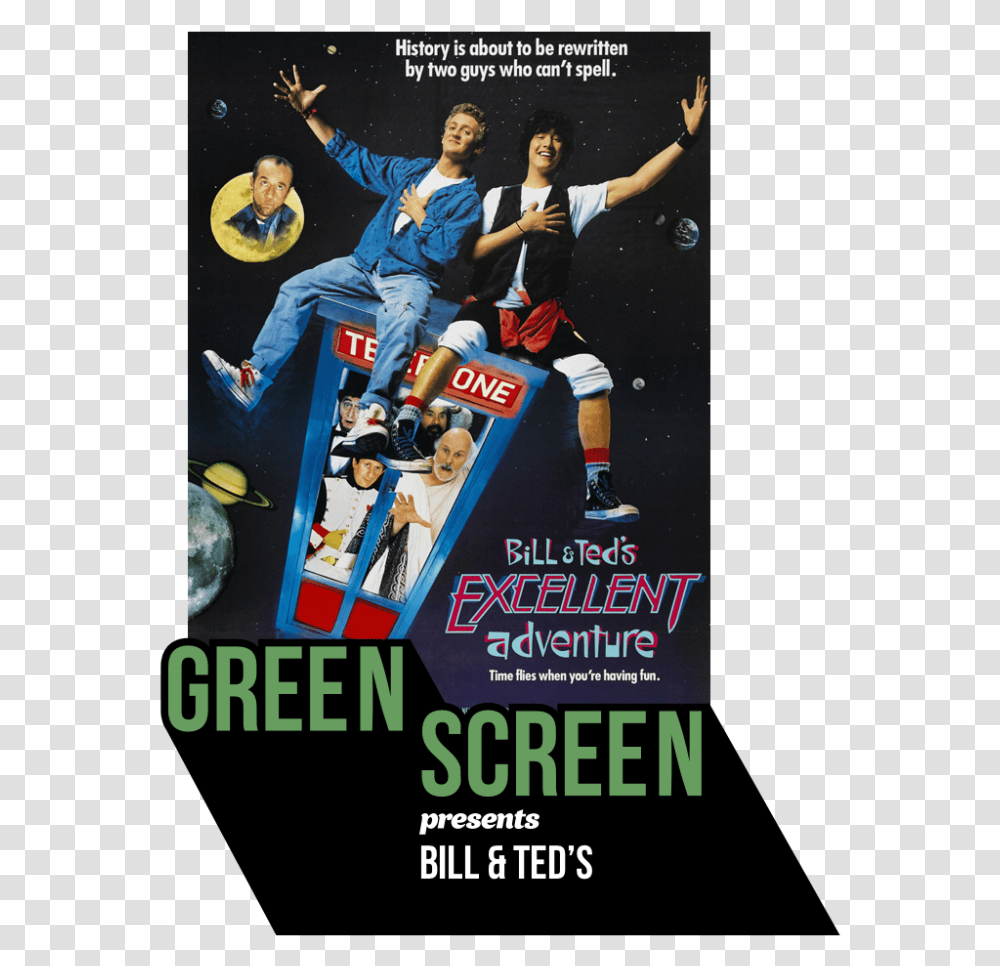 Bill And Ted's Excellent Adventure, Person, Poster, Advertisement, Flyer Transparent Png