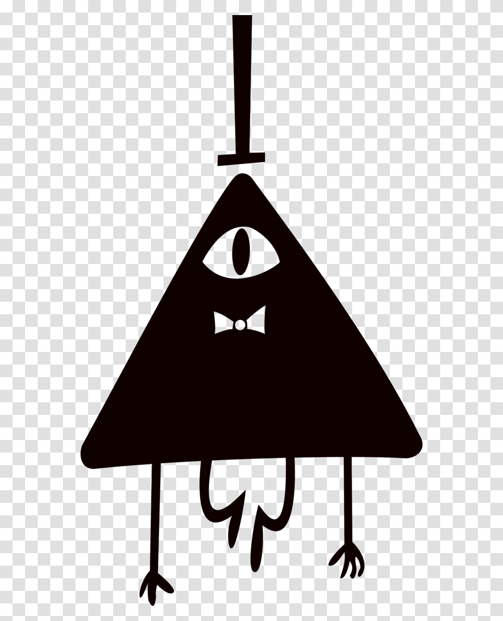 Bill Cipher Book, Triangle, Lamp, Arrowhead Transparent Png