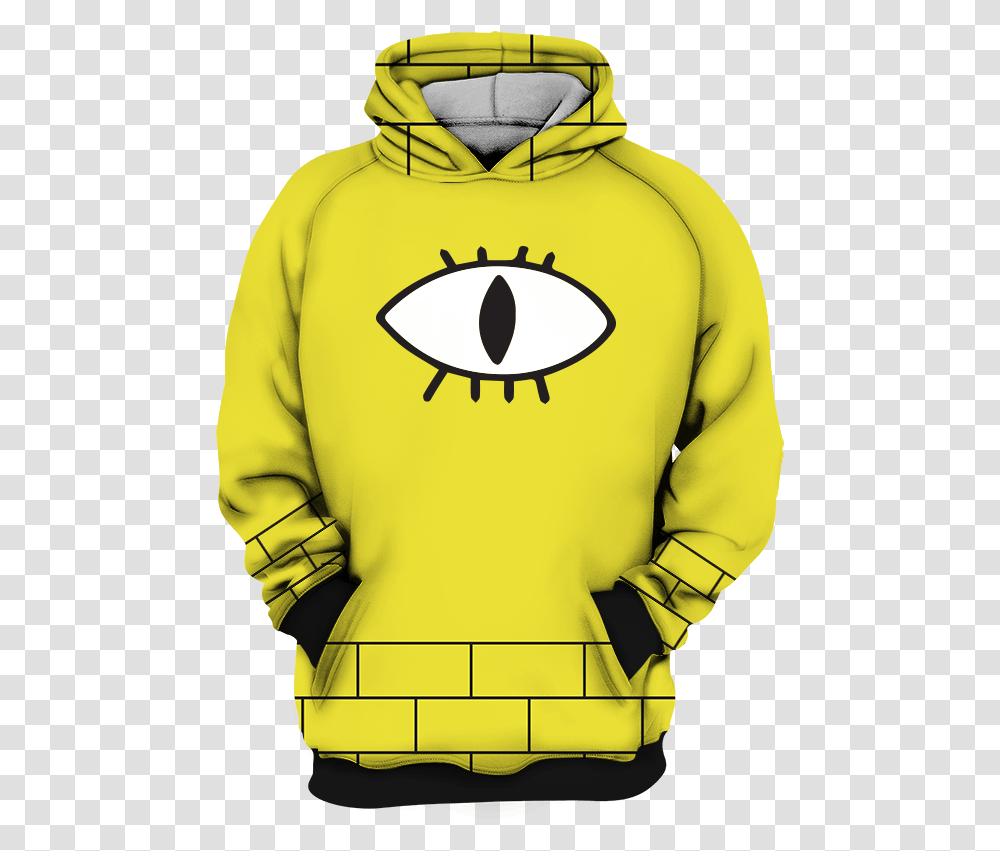 Bill Cipher Costume Adult 3d Bill Cipher Hoodie, Clothing, Apparel, Sweatshirt, Sweater Transparent Png