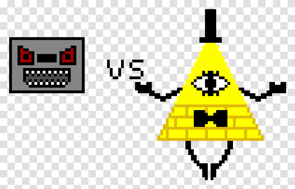 Bill Cipher Square, Architecture, Building, Triangle, Pac Man Transparent Png