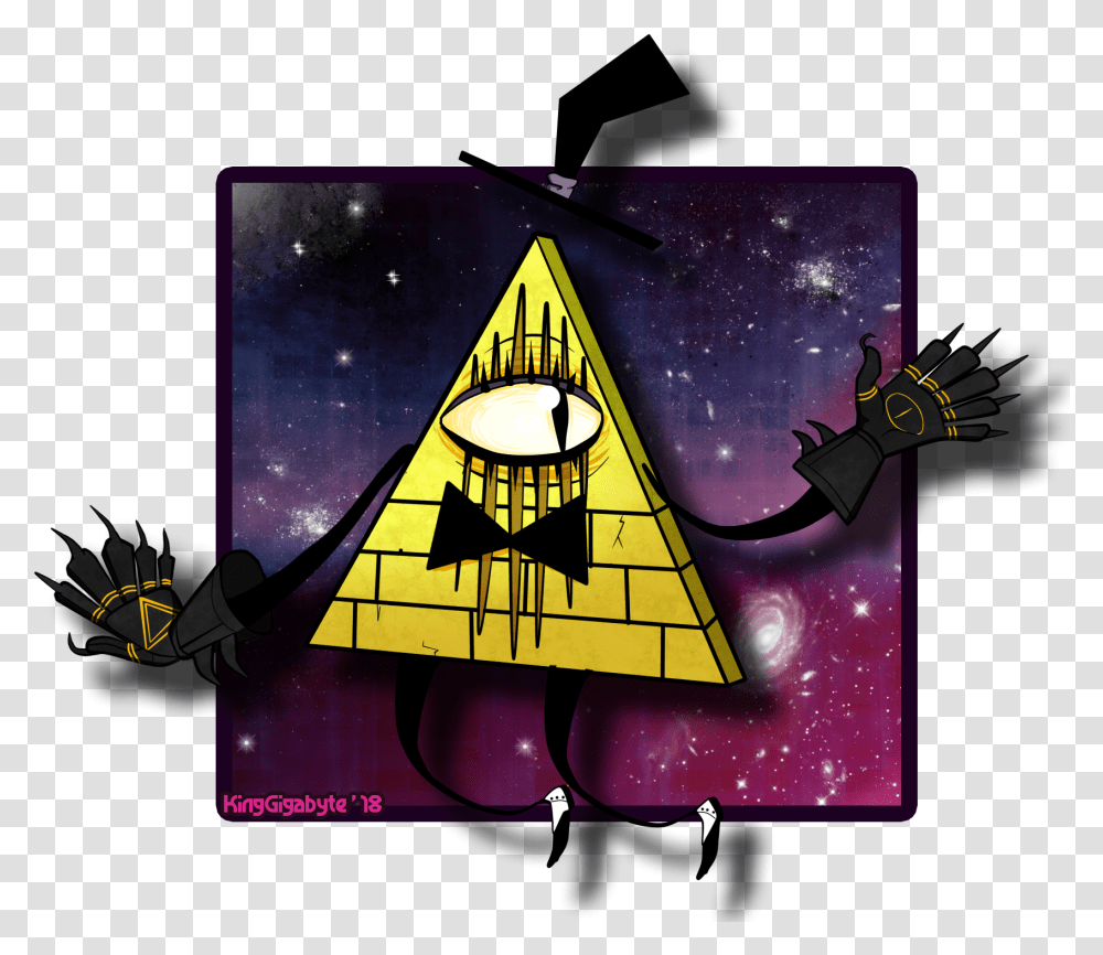 Bill Cipher - Weasyl Illustration, Graphics, Art, Airplane, Aircraft Transparent Png