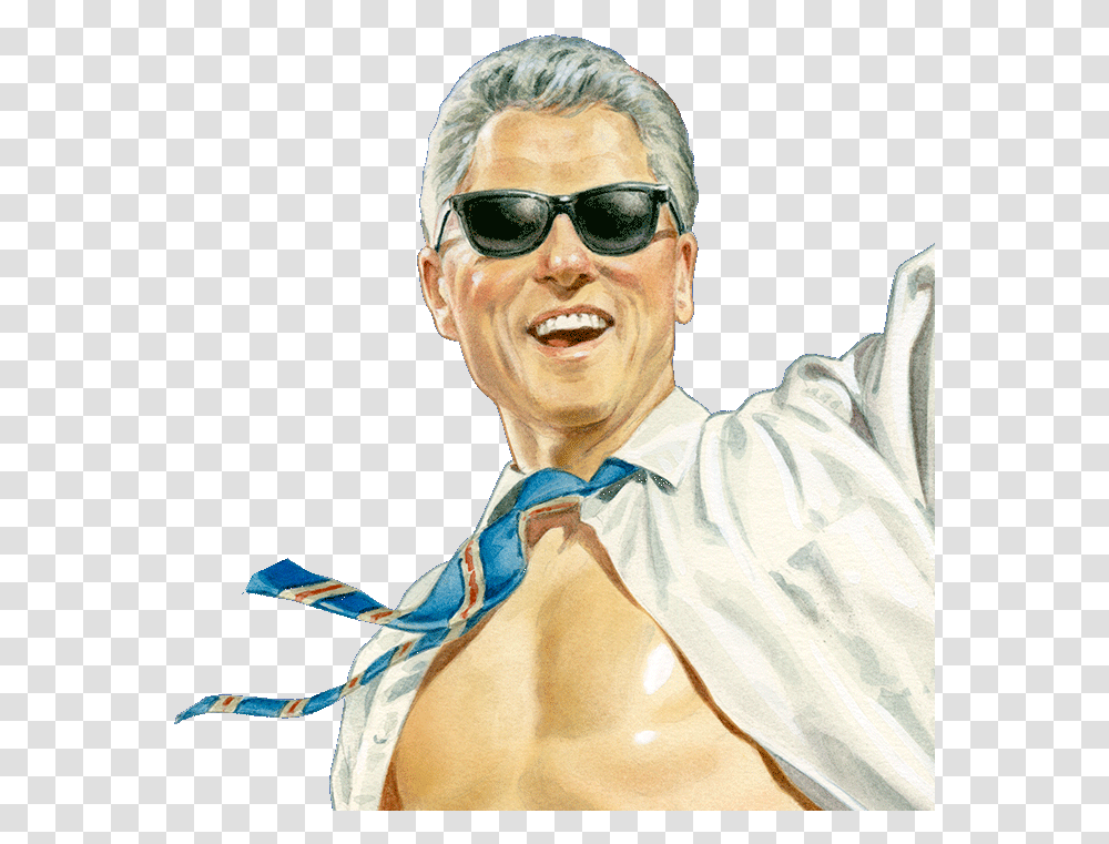 Bill Clinton, Celebrity, Sunglasses, Accessories, Person Transparent Png