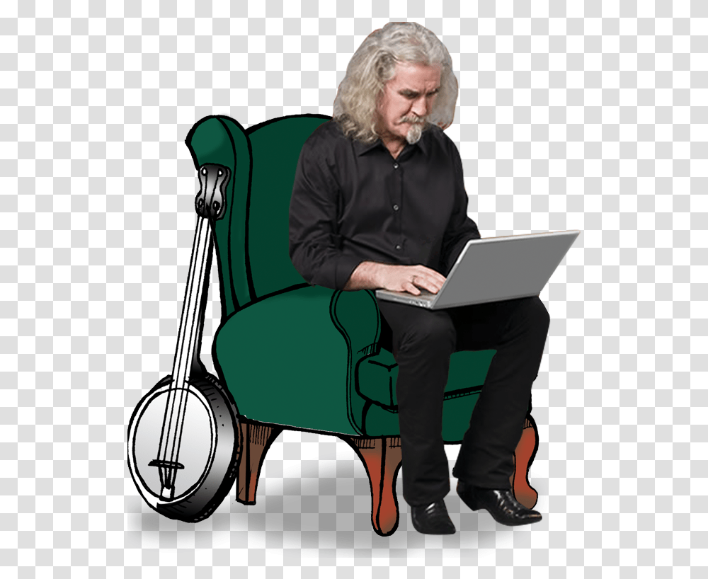 Bill Connolly Billy Connolly, Chair, Furniture, Person, Human Transparent Png