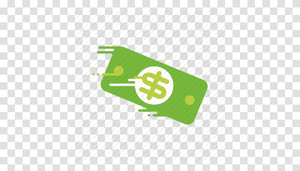 Bill Dollar Fast Money Motion Speed Streak Icon, Apparel Transparent Png