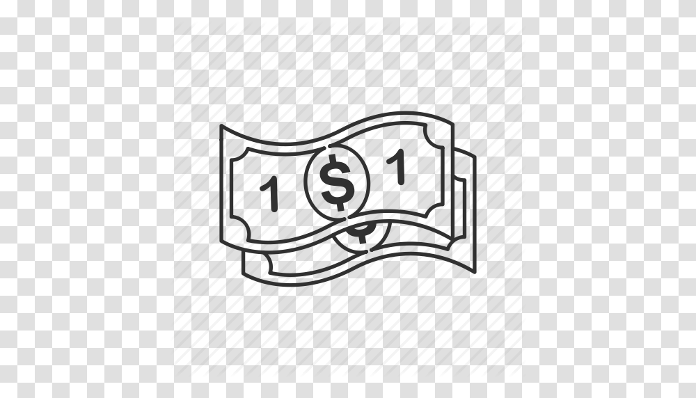 Bill Dollar Money One One Dollar Bill Icon, Rug, Machine Transparent Png