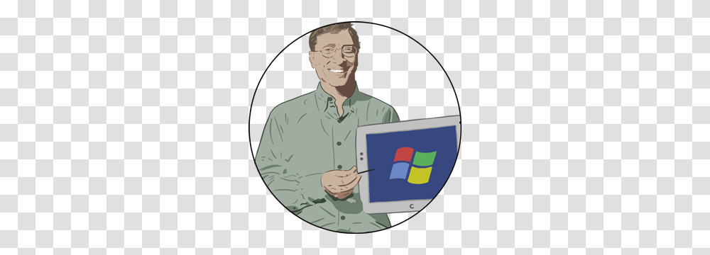 Bill Gates Clipart, Person, Electronics, Face, Portrait Transparent Png
